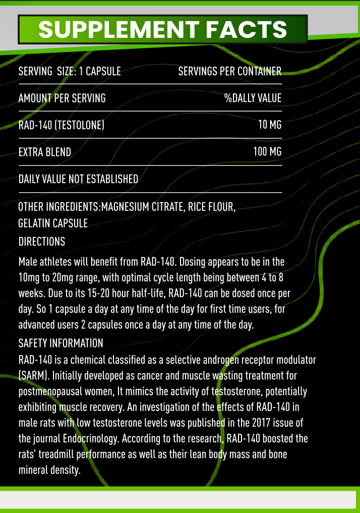 SARMs RAD-140 (Testolone) galeri görseli
